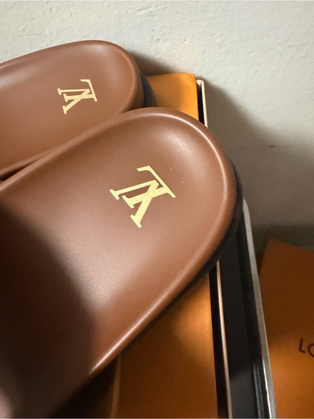 Louis Vuitton LV Monogram Venice Mules Sandals 1AIZV2 Mens LV Size 9 US 10 Brown - Picture 9 of 16